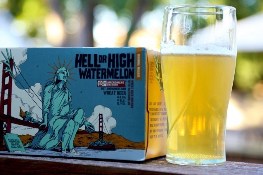 Hell or High Watermelon Wheat Beer, a cerveja de melancia