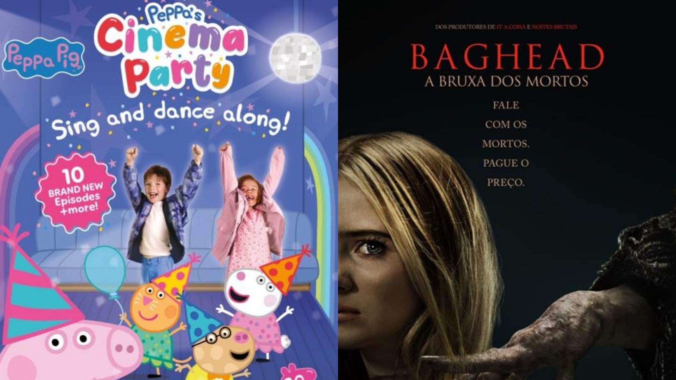 Festa Da Peppa Pig E Baghead A Bruxa Dos Mortos Chegam Aos Cinemas