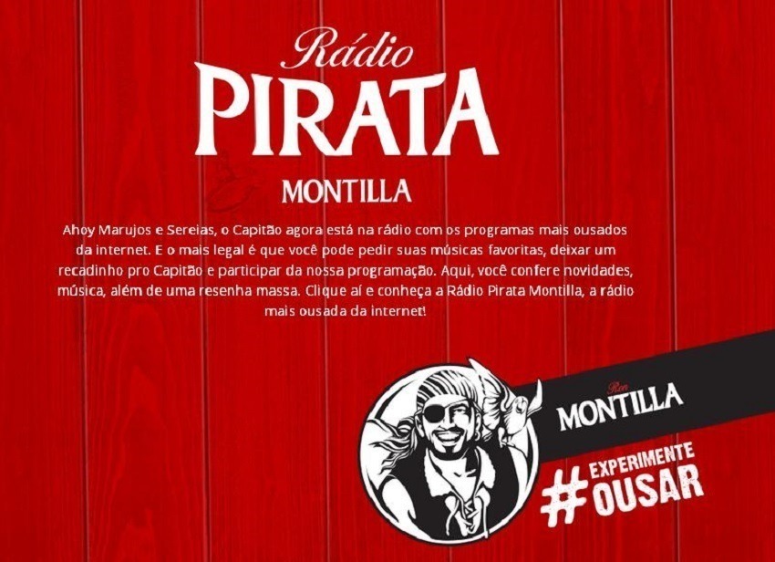 Rádio Pirata Layout