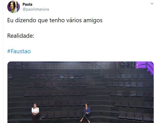 Faustão sem plateia