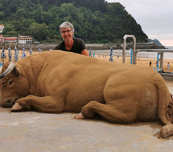 esculturas de areia