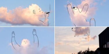 desenhos em nuvens