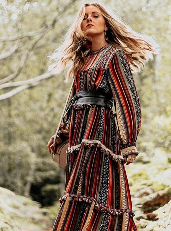 como compor looks de outono com o boho dress