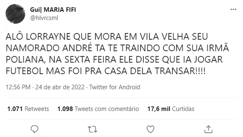 traição