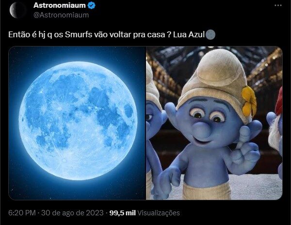 Lua Azul