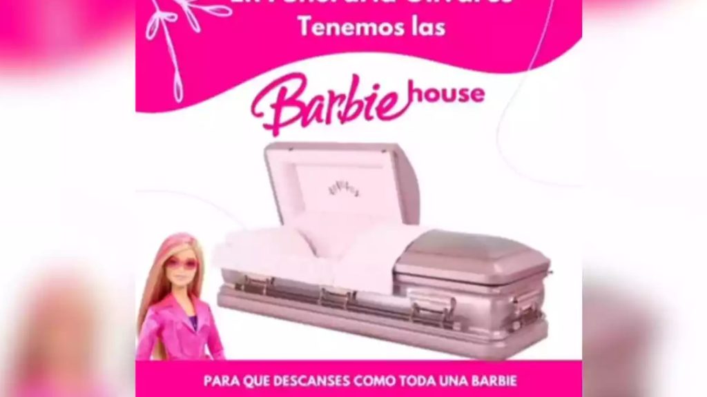 caixão da Barbie