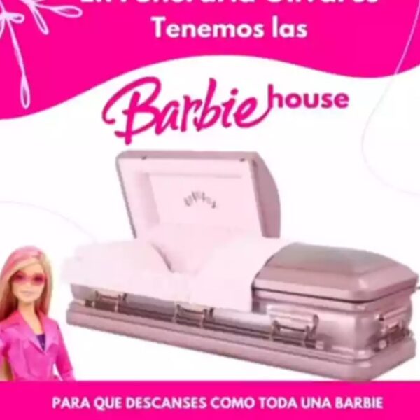 caixão da Barbie