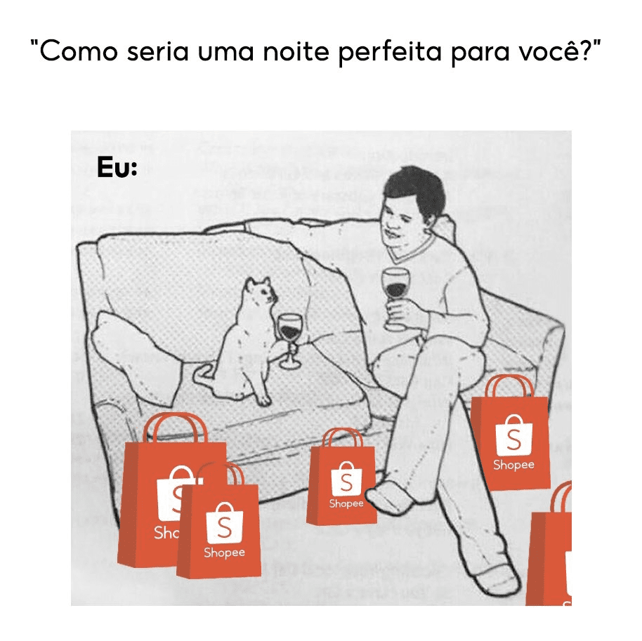 memes da Shopee