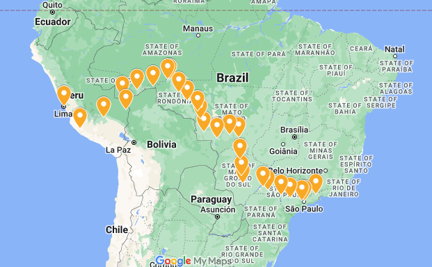 maior viagem de ônibus