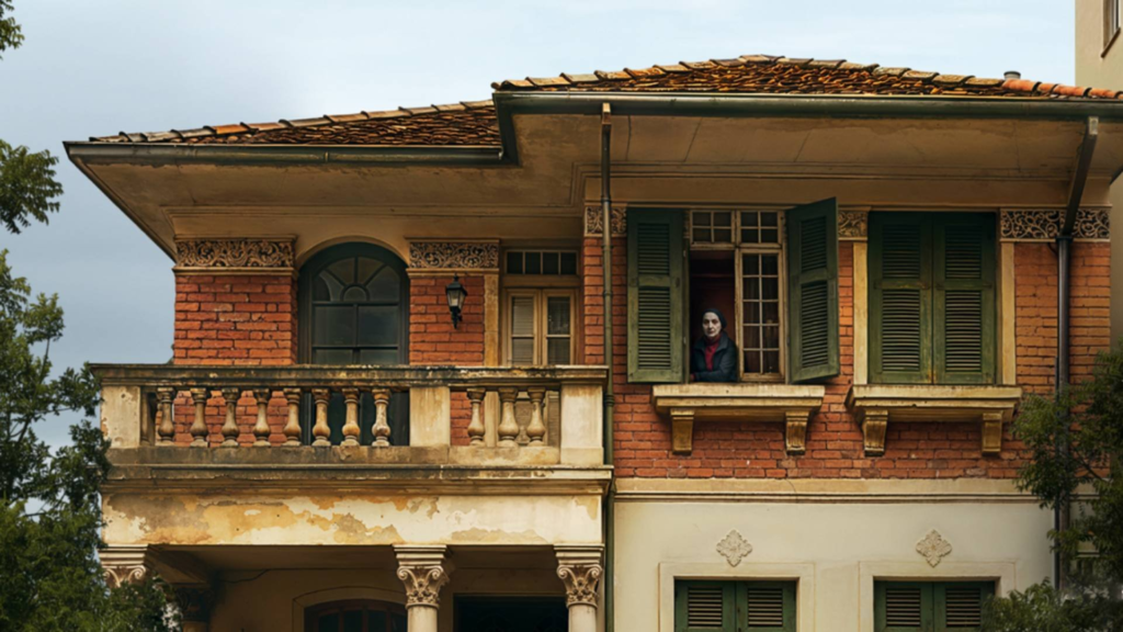 mulher casa abandonada