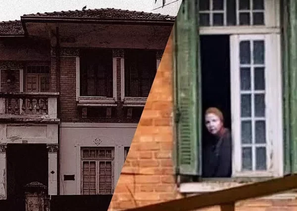 mulher casa abandonada