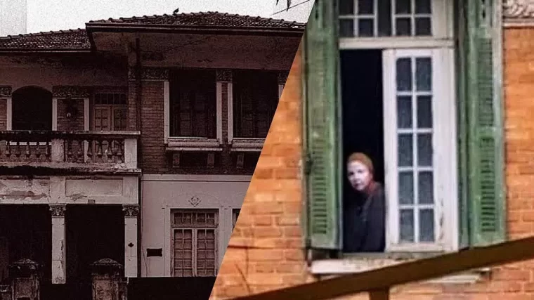 mulher casa abandonada