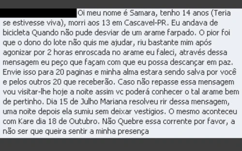 lendas urbanas brasileiras