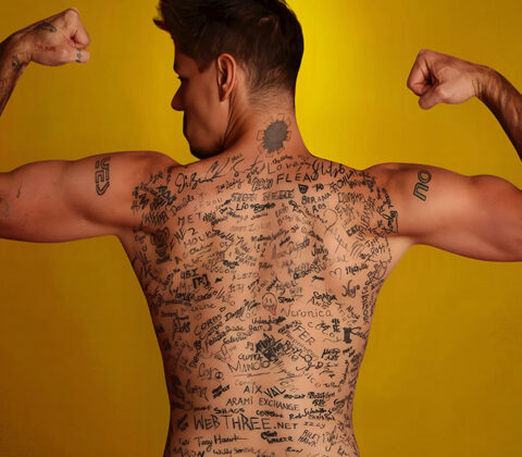 autógrafos tatuados