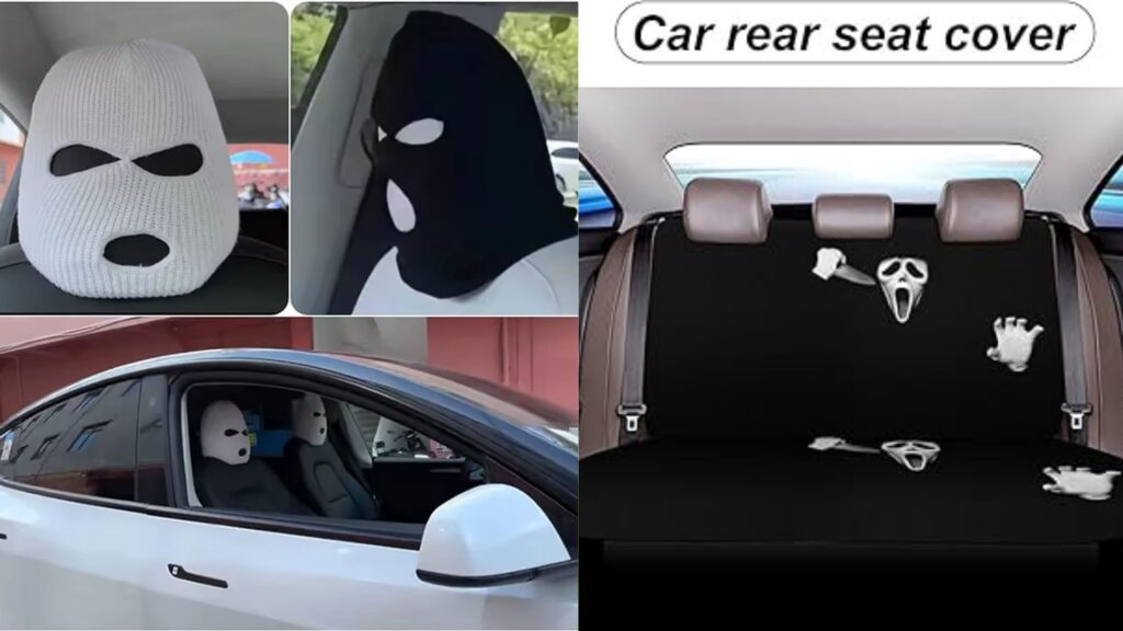 máscaras banco passageiro