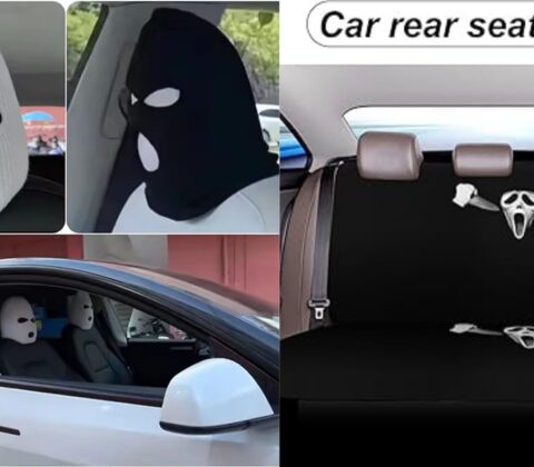 máscaras banco passageiro